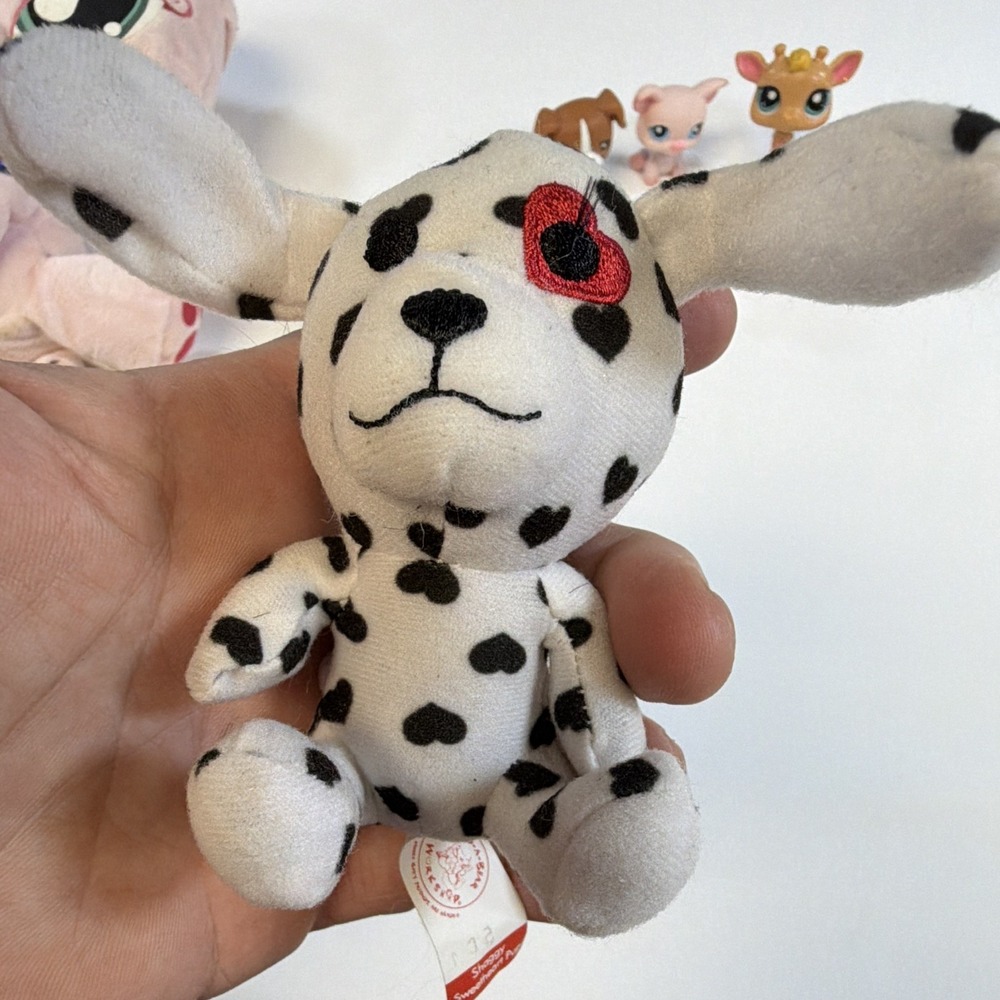 Build A Bear Shaggy Sweetheart Pup 2012 McDonalds Happy Meal Mini Plush Dalmatia